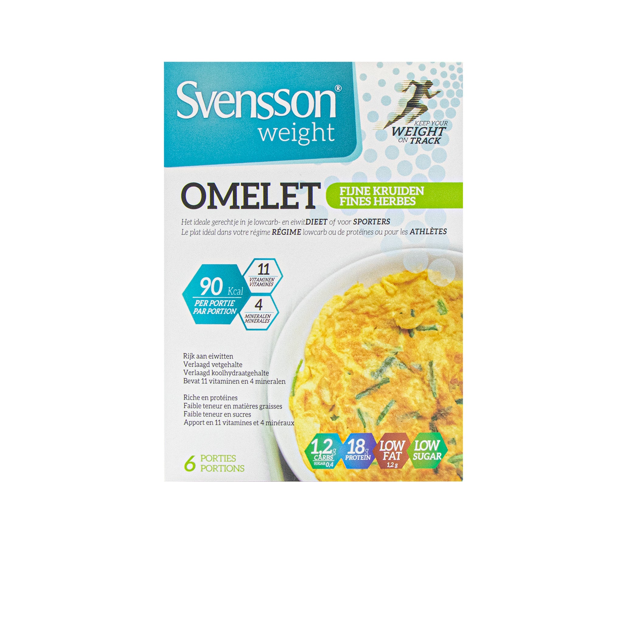 omelet fijne kruiden - hoogwaardige eiwitten - Svensson
