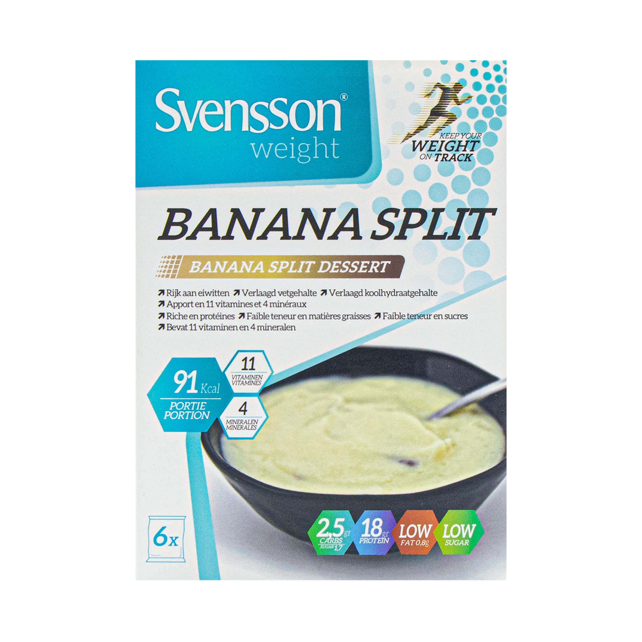 Banana split - gezond dessert - Svensson