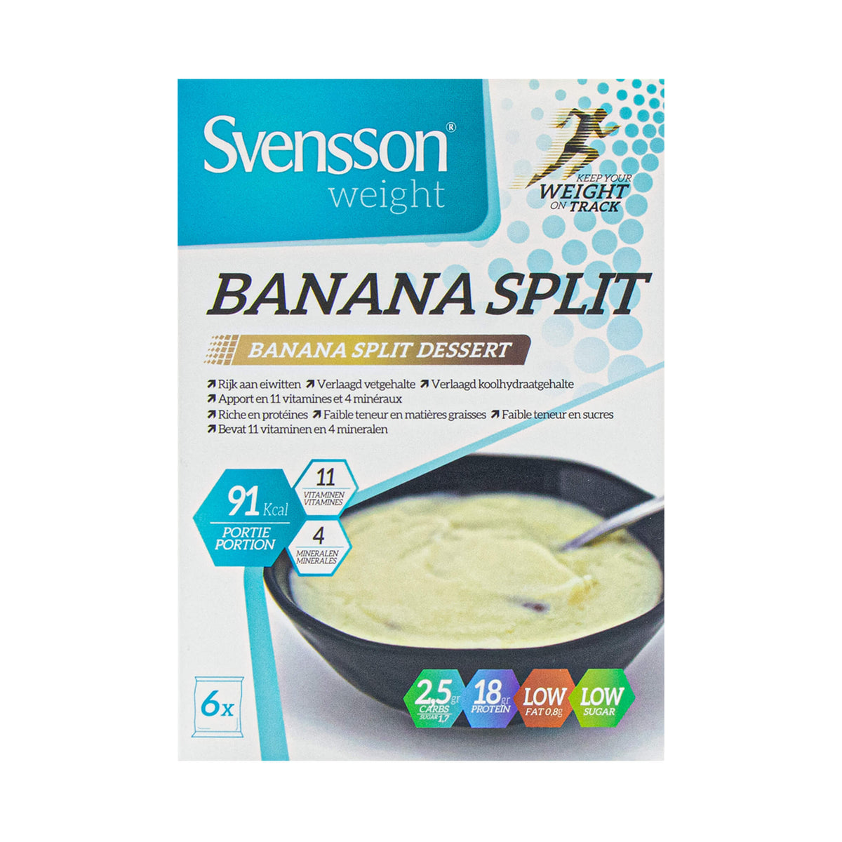 Banana split - gezond dessert - Svensson