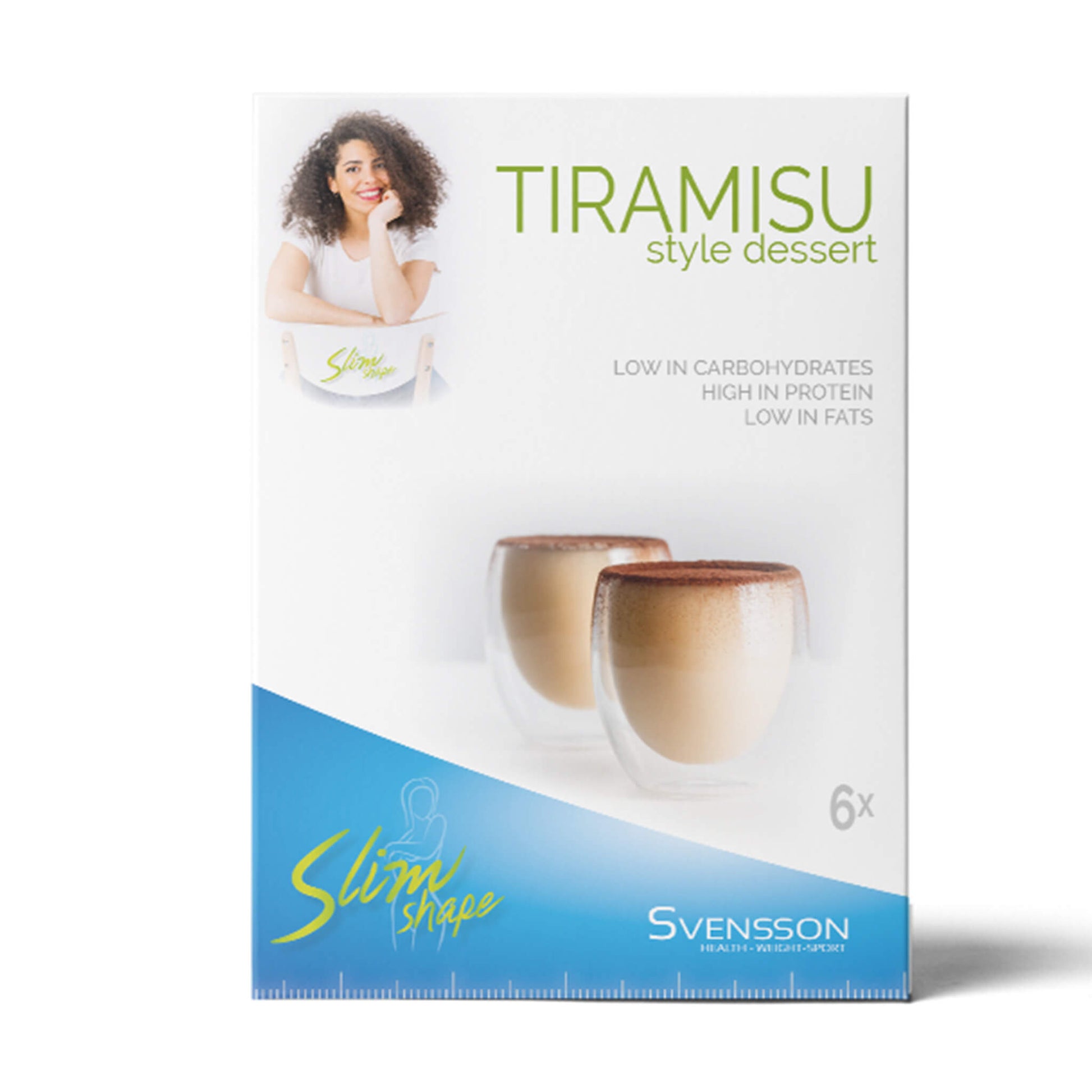 Tiramisu eiwitrijk dessert, calorie-arm en low carb