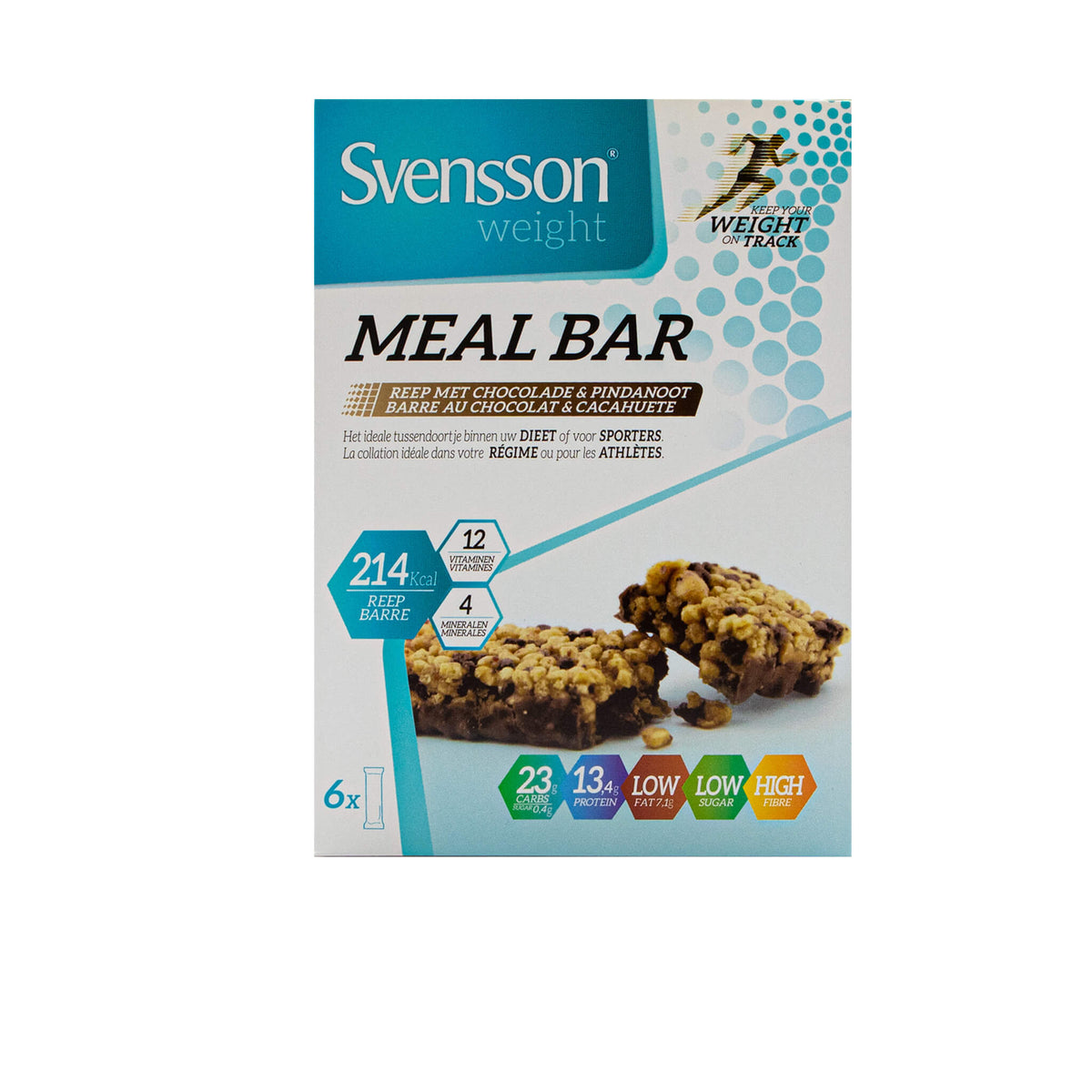 Mealbar box met 6 repen - maaltijdvervangers - Svensson