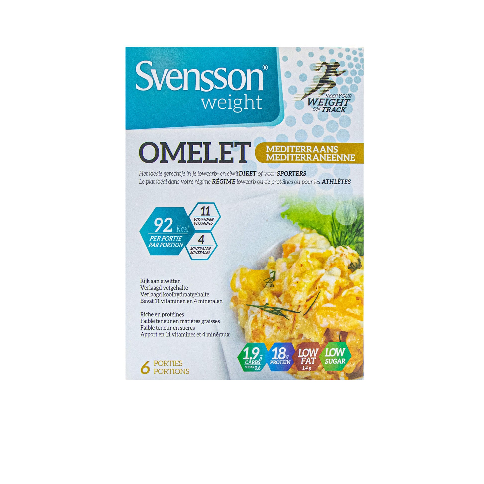 Omelet mediterraans - eiwitrijk dieet - Svensson