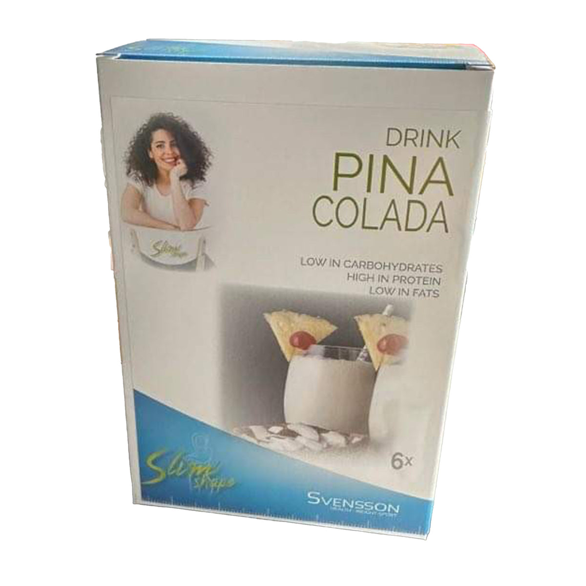 Pina Colada een van de verfrissende eiwitdrankjes Svensson Pot 400 g