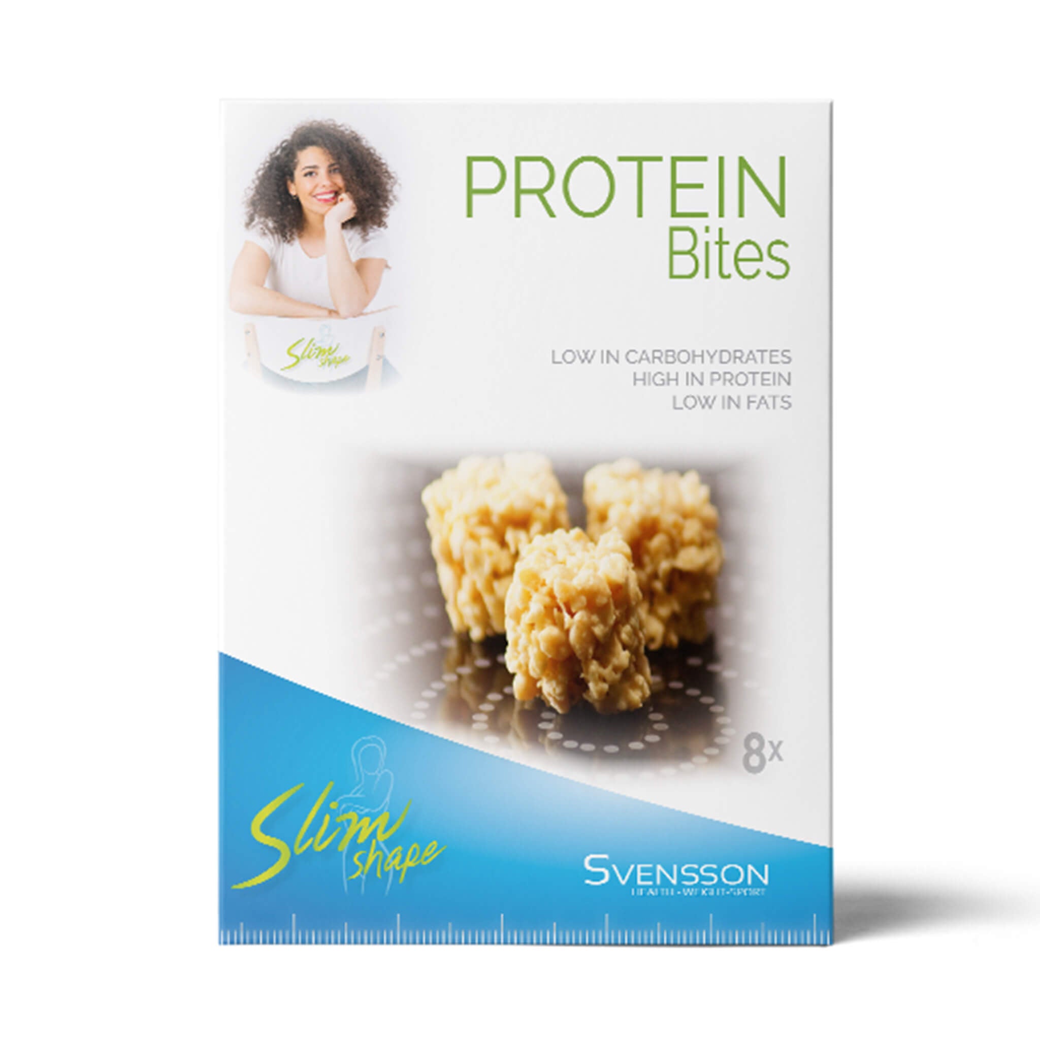 Protein Bites Box met 8 porties gezonde suikerarme tussendoortjes