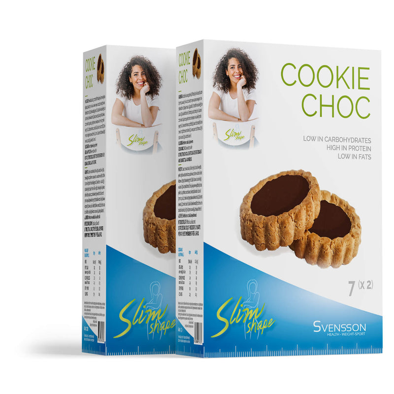 Cookie Choc Slimshape | 14 x 16 gram | Koolhydraatarm Koekje | Afslanken zonder hongergevoel! - Svensson.club