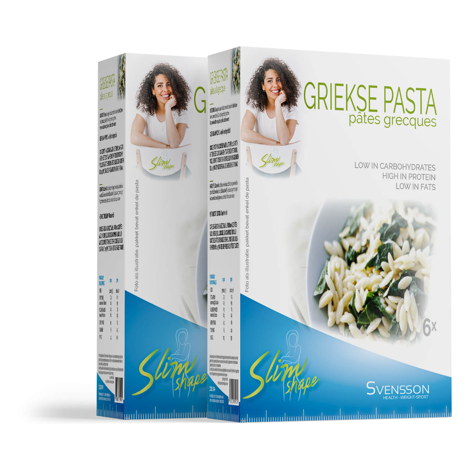 Griekse pasta - koolhydraatarme Box 6 + 1 portie gratis