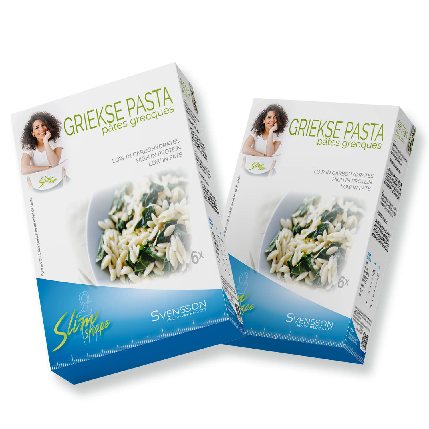 Griekse pasta - koolhydraatarme Box 6 + 1 portie gratis